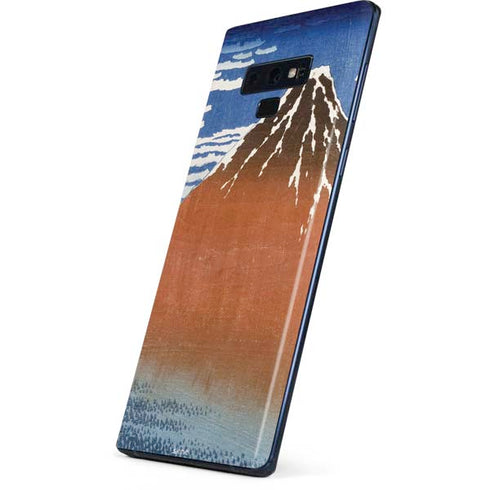 Hokusai Fuji Mountains in clear Weather Galaxy Note 9 Skin